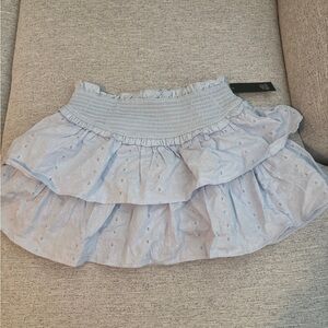 Shabby chic eyelet skirt
